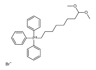8,8-dimethoxyoctyl(triphenyl)phosphanium,bromide Structure