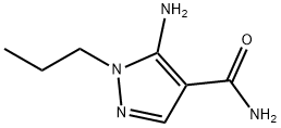 5-Amino-1-propyl-1H-pyrazole-4-carboxamide Structure