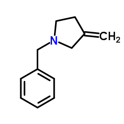 1-Benzyl-3-methylenepyrrolidine structure