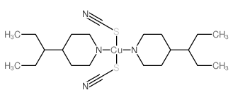 Copper,bis[4-(1-ethylpropyl)pyridine]bis(thiocyanato-S)- (9CI)结构式
