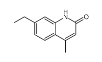 7-ethyl-4-methyl-1,2-dihydroquinolin-2-one结构式