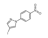 1-(p-nitrophenyl)-4-iodopyrazole Structure