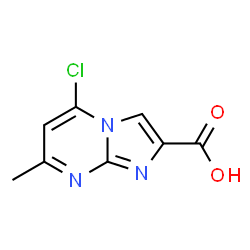 5-chloro-7-methylimidazopyrimidine-2-carboxylic acid structure