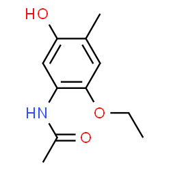 Acetamide, N-(2-ethoxy-5-hydroxy-4-methylphenyl)- (9CI) structure