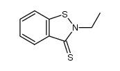 N-Ethyl-1,2-benzisothiazolin-3-thion结构式