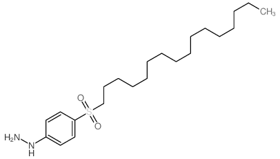 Hydrazine,[4-(hexadecylsulfonyl)phenyl]- structure