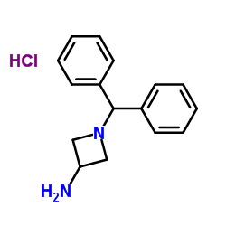 1-二苯甲基氮杂环丁烷-3-胺盐酸盐结构式