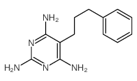 2,4,6-Pyrimidinetriamine,5-(3-phenylpropyl)- structure