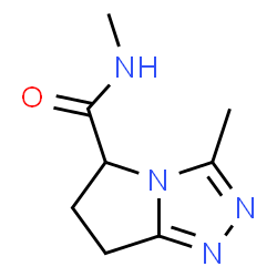 5H-Pyrrolo[2,1-c]-1,2,4-triazole-5-carboxamide,6,7-dihydro-N,3-dimethyl-(9CI) structure