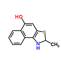 Naphtho[1,2-d]thiazol-5-ol, 1,2-dihydro-2-methyl- (9CI)结构式