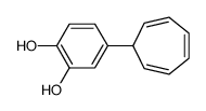 1,2-Benzenediol, 4-(2,4,6-cycloheptatrien-1-yl)- (9CI) Structure
