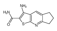 3-AMINO-6,7-DIHYDRO-5H-CYCLOPENTA[B]THIENO[3,2-E]PYRIDINE-2-CARBOXAMIDE picture