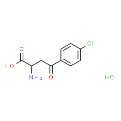 DL-2-AMINO-4-(4-CHLOROPHENYL)-4-OXOBUTANOIC ACID HCL Structure