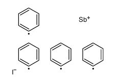 tetraphenylstibanium,iodide Structure