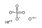 hafnium oxide sulphate Structure