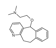 5-[2-(Dimethylamino)ethoxy]-10,11-dihydro-5H-benzo[4,5]cyclohepta[1,2-b]pyridine结构式