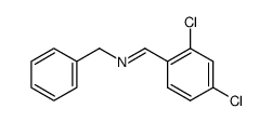 (E)-N-benzyl-1-(2,4-dichlorophenyl)methanimine Structure
