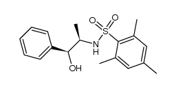 (1S,2R)-2-(N-mesitylenesulfonyl)amino-1-phenyl-1-propanol结构式