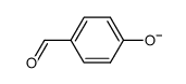4-formylphenolate ion Structure