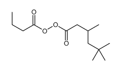 butanoyl 3,5,5-trimethylhexaneperoxoate Structure