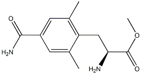 methyl (S)-2-amino-3-(4-carbamoyl-2,6-dimethylphenyl)propanoate Structure