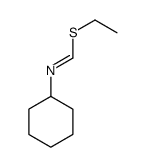 ethyl N-cyclohexylmethanimidothioate结构式