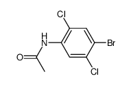 acetic acid-(4-bromo-2,5-dichloro-anilide)结构式