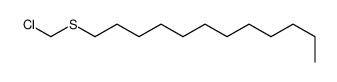 1-(chloromethylsulfanyl)dodecane结构式