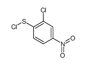 (2-chloro-4-nitrophenyl) thiohypochlorite Structure