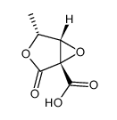 D-Lyxonic acid, 2,3-anhydro-2-C-carboxy-5-deoxy-, 1,4-lactone (9CI)结构式