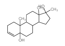 10,13,17-trimethyl-2,6,7,8,9,11,12,14,15,16-decahydro-1H-cyclopenta[a]phenanthrene-5,17-diol Structure