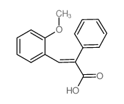 3-(2-Methoxyphenyl)-2-phenylacrylic acid Structure