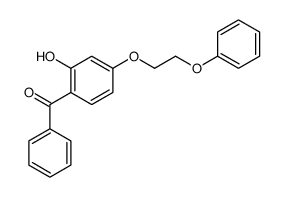 [2-hydroxy-4-(2-phenoxyethoxy)phenyl]-phenylmethanone结构式