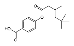 4-(3,5,5-trimethylhexanoyloxy)benzoic acid Structure