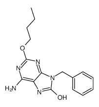 6-amino-9-benzyl-2-butoxy-7H-purin-8-one Structure