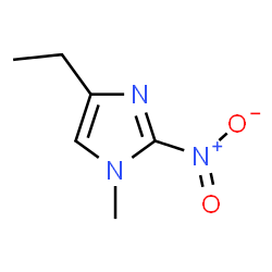 4-Ethyl-1-methyl-2-nitro-1H-imidazole结构式
