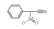 Benzeneacetonitrile, a-nitro- Structure