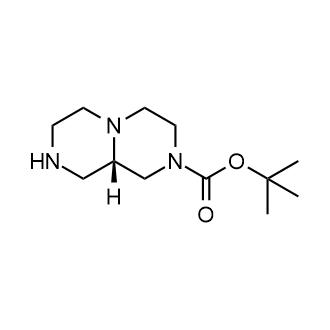 tert-Butyl (S)-octahydro-2H-pyrazino[1,2-a]pyrazine-2-carboxylate Structure