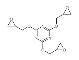 1,3,5-Triazine,2,4,6-tris(2-oxiranylmethoxy)-结构式