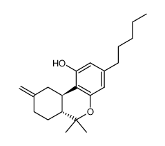 (+/-)-delta7-Tetrahydrocannabinol Structure