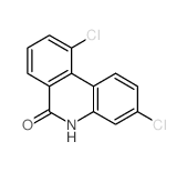 6(5H)-Phenanthridinone, 3,10-dichloro-结构式