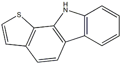 10H-thieno[2,3-a]carbazole结构式