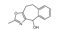 2-Methyl-9,10-dihydro-4H-benzo[5,6]cyclohepta[1,2-d][1,3]oxazol-4 -ol结构式