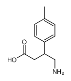 4-amino-3-(4-methylphenyl)butanoic acid Structure