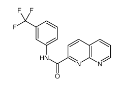 1,8-Naphthyridine-2-carboxamide,N-[3-(trifluoromethyl)phenyl]-(9CI)结构式
