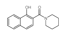 Methanone,(1-hydroxy-2-naphthalenyl)-1-piperidinyl- structure