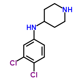 (3,4-DICHLORO-PHENYL)-PIPERIDIN-4-YL-AMINE结构式