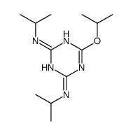 2-N,4-N-di(propan-2-yl)-6-propan-2-yloxy-1,3,5-triazine-2,4-diamine结构式