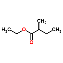 Ethyl 2-methylenebutanoate structure