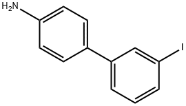 3'-Iodobiphenyl-4-amine结构式
